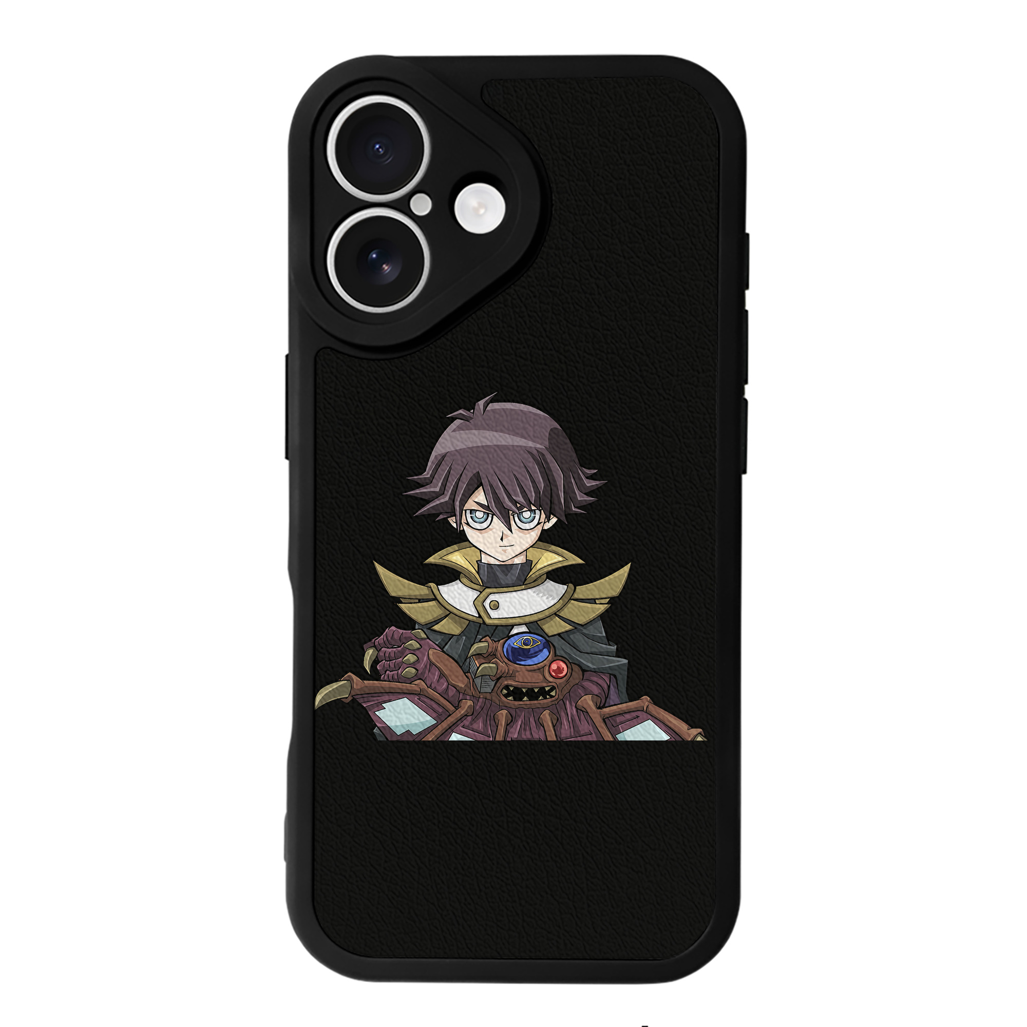 遊☆戯☆王 Yu-Gi-Oh! 【iPhone 16シリーズ対応】シリコンスマホケース（レザー調） 材質：シリコン